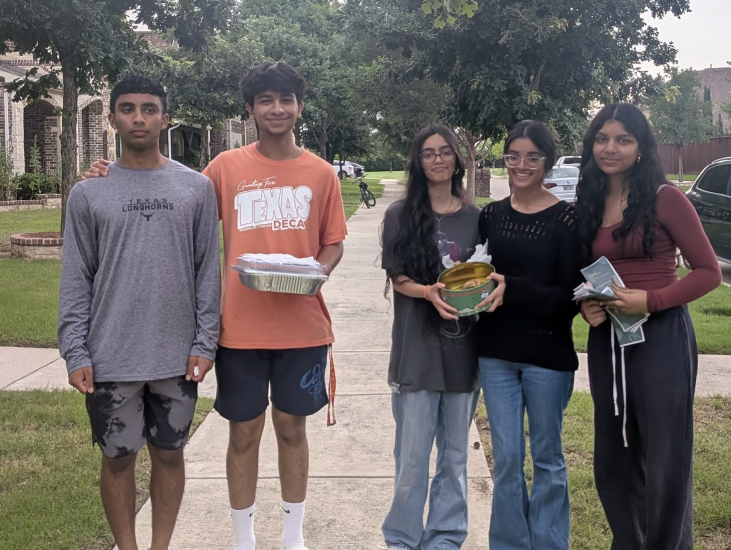 Willow team selling cookies across neighborhoods